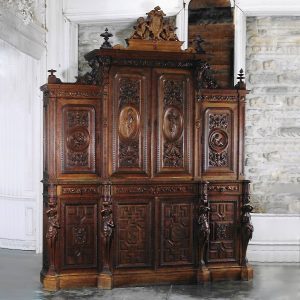 Alexandre Georges Fourdinois (1799-1871), cabinet à deux corps, XIXe
