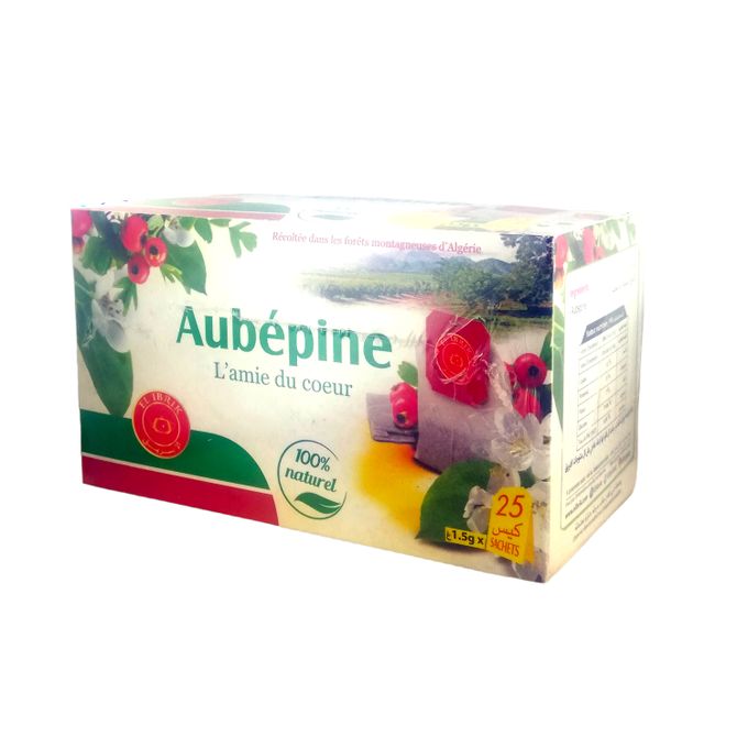 Tisane Aubépine (Thé l’Amie du cœur) en Sachet d’Infusions 25 Sachets de 1.5g – Image 3
