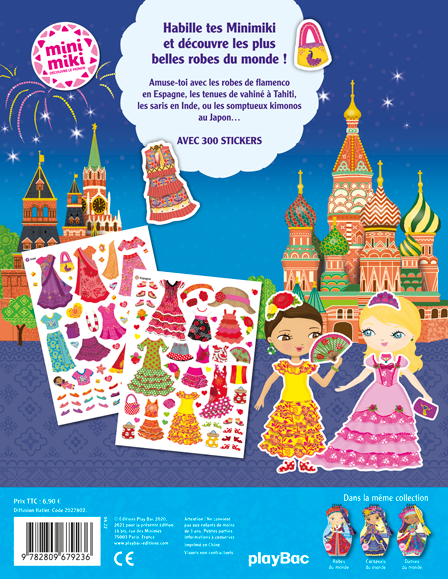 Minimiki – Stickers – Robes du monde – Image 3