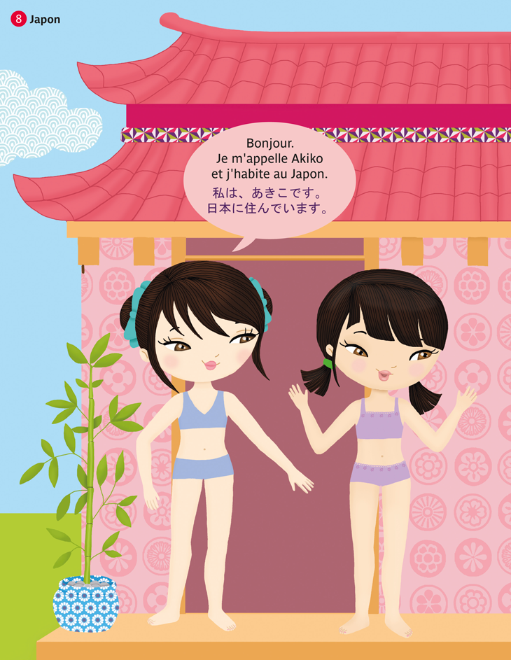 Minimiki – Stickers – Robes du monde – Image 5