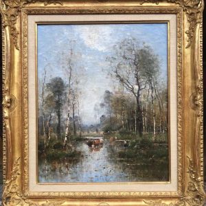 Japy Louis Aimé Tableau 19ème Siècle Ecole Française Huile Sur Toile Signée