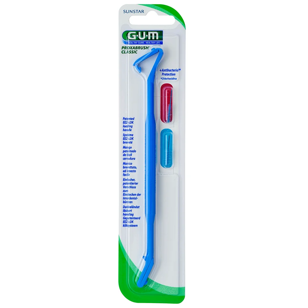 GUM MANCHE KIT PORTE BROSSETTE AVEC 2 BROSSETTES 605