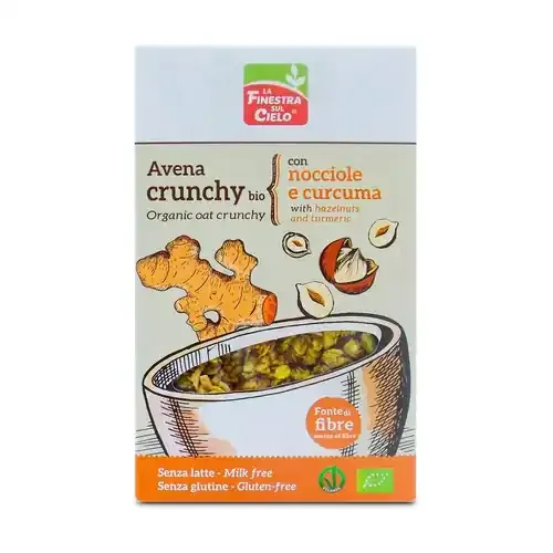Avena Crunchy Con Riso Curcuma E Nocciole Senza Glutine