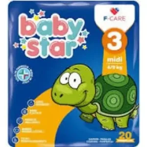 Babystar – Pannolino 4/9kg 3 20 Pezzi