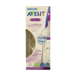 Biberon in vetro naturale SCF053 / 17 1m +
