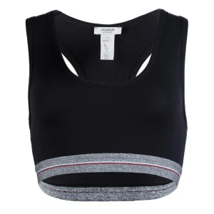 Brassière confortable en laine mérinos – Noir nuit – Femme – OGARUN