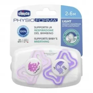Chicco Succhietto Light Girl Silicone 2-6 Mesi – Morbidezza e Sicurezza per la Tua Bambina