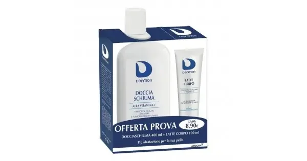 Dermon, Doccia Schiuma 400 ml + Latte Corpo 100 ml – Image 2