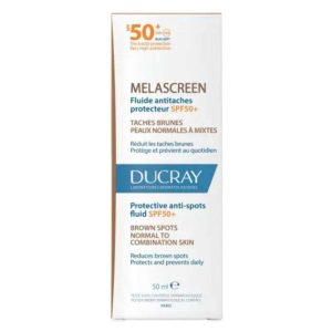 DUCRAY MELASCREEN FLUIDE ANTI TACHES PROTECTEUR SPF 50+PEAU NORMALES MIXTES