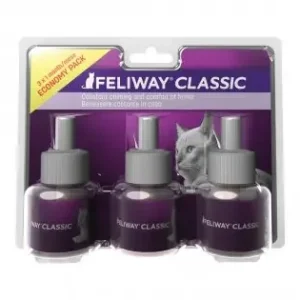 Feliway Classic Ricarica 3 Pezzi da 48ml – Feromone per Gatti Stressati