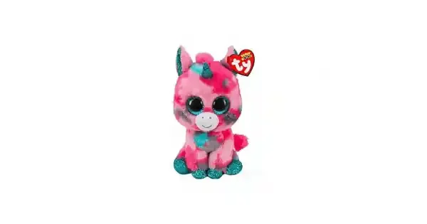 Gumball Beanie Boos, Ty, Peluche 15 cm, Con Occhi Luccicanti e Accenti Super Sparkle, Peluche da Collezione