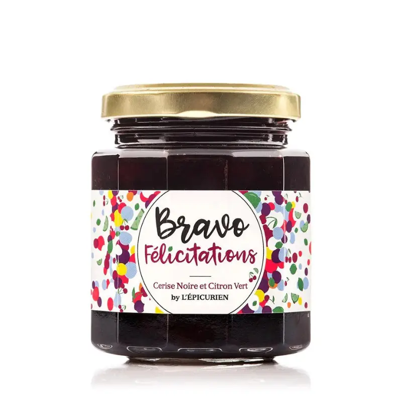 Les Confitures ( L’ Epicurien ) – Bravo & Felicitations – 210g