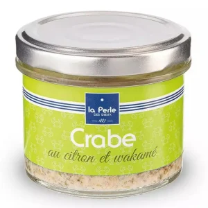 Les Tartinables La Perle Des Dieux – Crabe au Citron et Wakame 80g