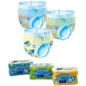 Serenity Swimmies Pants Medium – 11 Pezzi, Pannolino da Bagno per Bambini