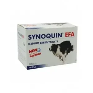 Synoquin Efa Mangime Complementare per Cani Taglia Media 30 Capsule – Supporto Articolare Avanzato