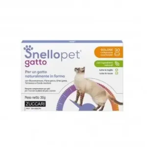 Zuccari Snellopet Cane Integratore per Mantenimento del Peso 30 Compresse Masticabili – Per Cani di Tutte le Taglie